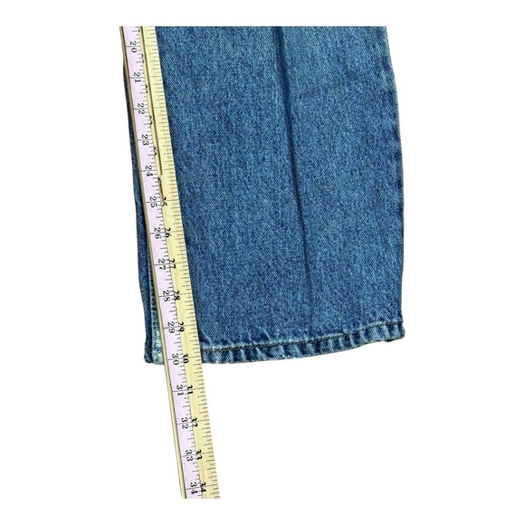 Signature Levi Strauss Jeans Mens 36x30 Regular Fit Distressed Denim Workwear - Picture 5 of 12